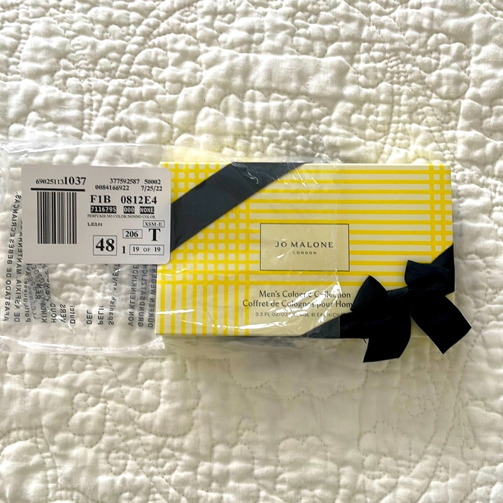 New, Jo Malone Men’s Cologne Collection - ready to gift for Valentine’s Day!